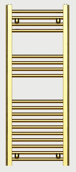 Tokyo Designer Towel Warmer (chrome or brushed brass) - KW Bathrooms - kwbathrooms.co.uk