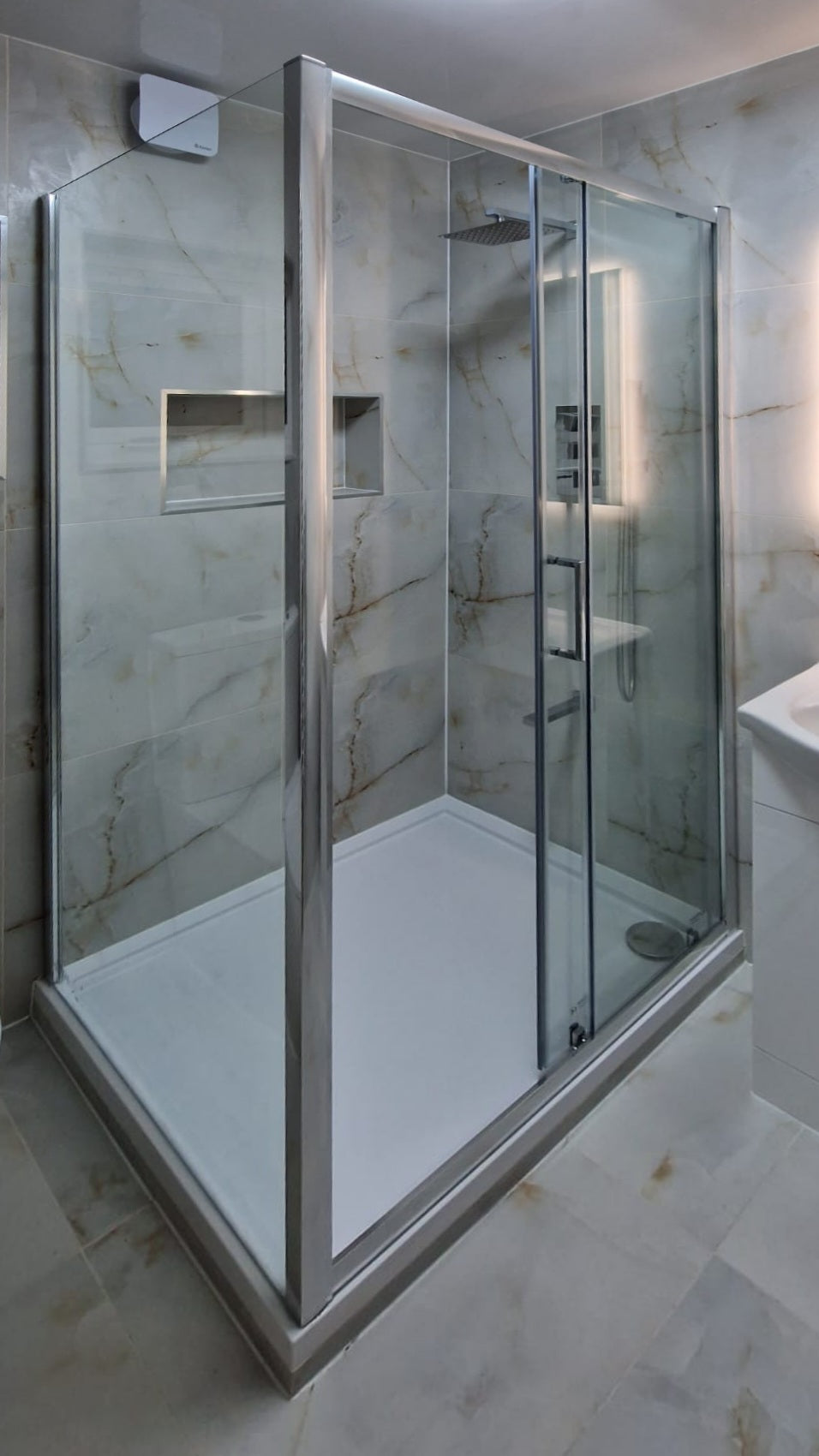 Premium Shower Side Panels - 6mm Glass - KW Bathrooms