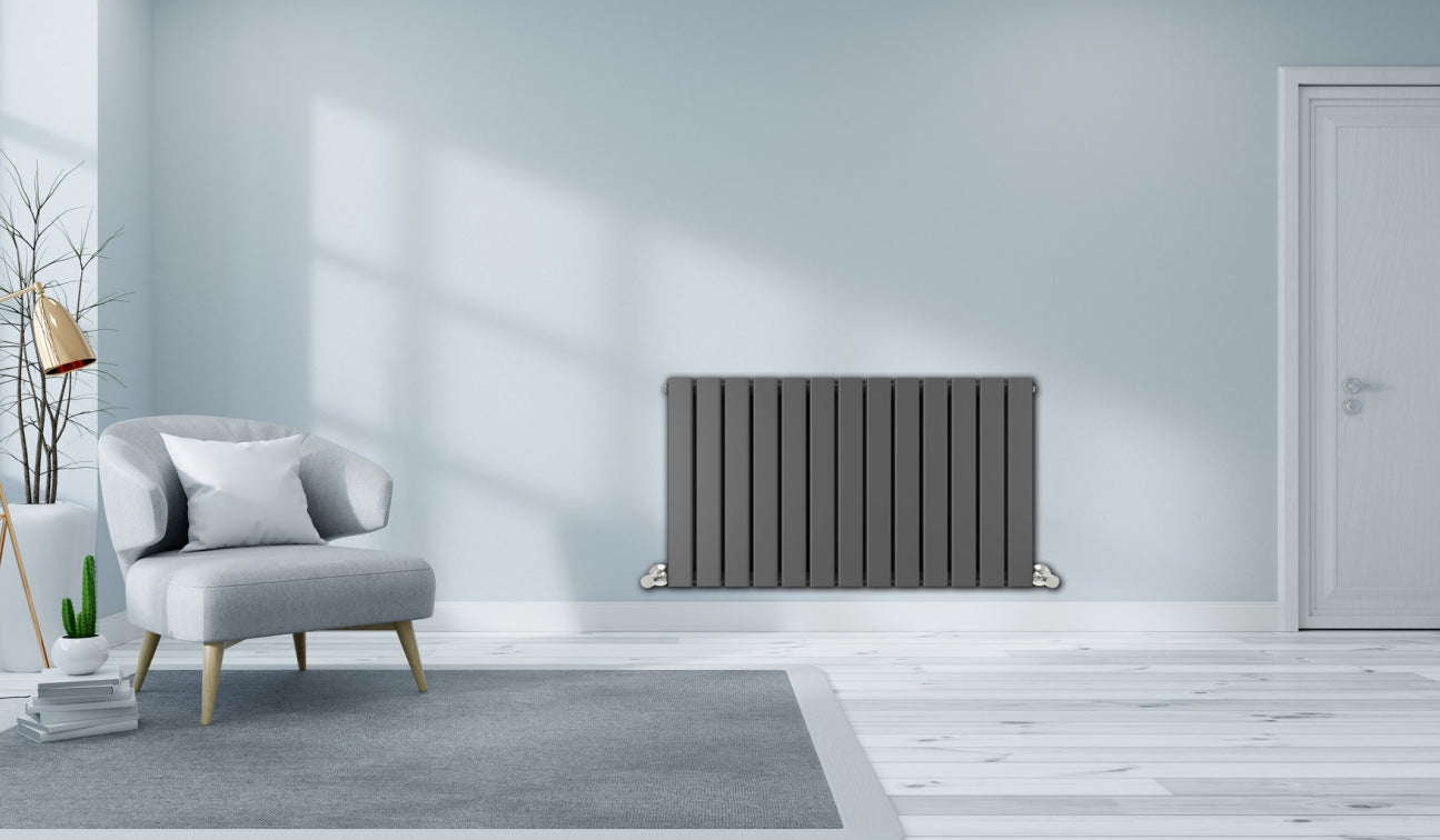 London Double Layer Horizontal Designer Radiator - KW Bathrooms - kwbathrooms.co.uk