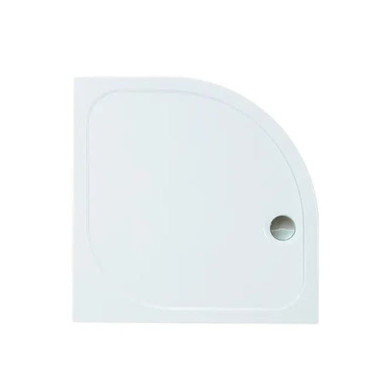 MERLYN Touchstone Quadrant Shower Tray (offset centre waste hole - 2 sizes available) - KW Bathrooms - kwbathrooms.co.uk
