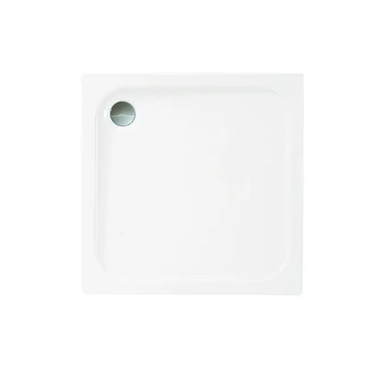 MERLYN Touchstone Square Shower Tray (corner waste hole - 3 sizes available) - KW Bathrooms - kwbathrooms.co.uk