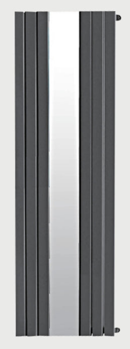 Madrid Double Layer Vertical Mirror Designer Radiator - KW Bathrooms - kwbathrooms.co.uk