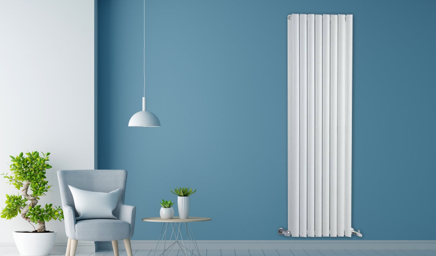 Milan Double Layer Vertical Designer Radiator - KW Bathrooms - kwbathrooms.co.uk