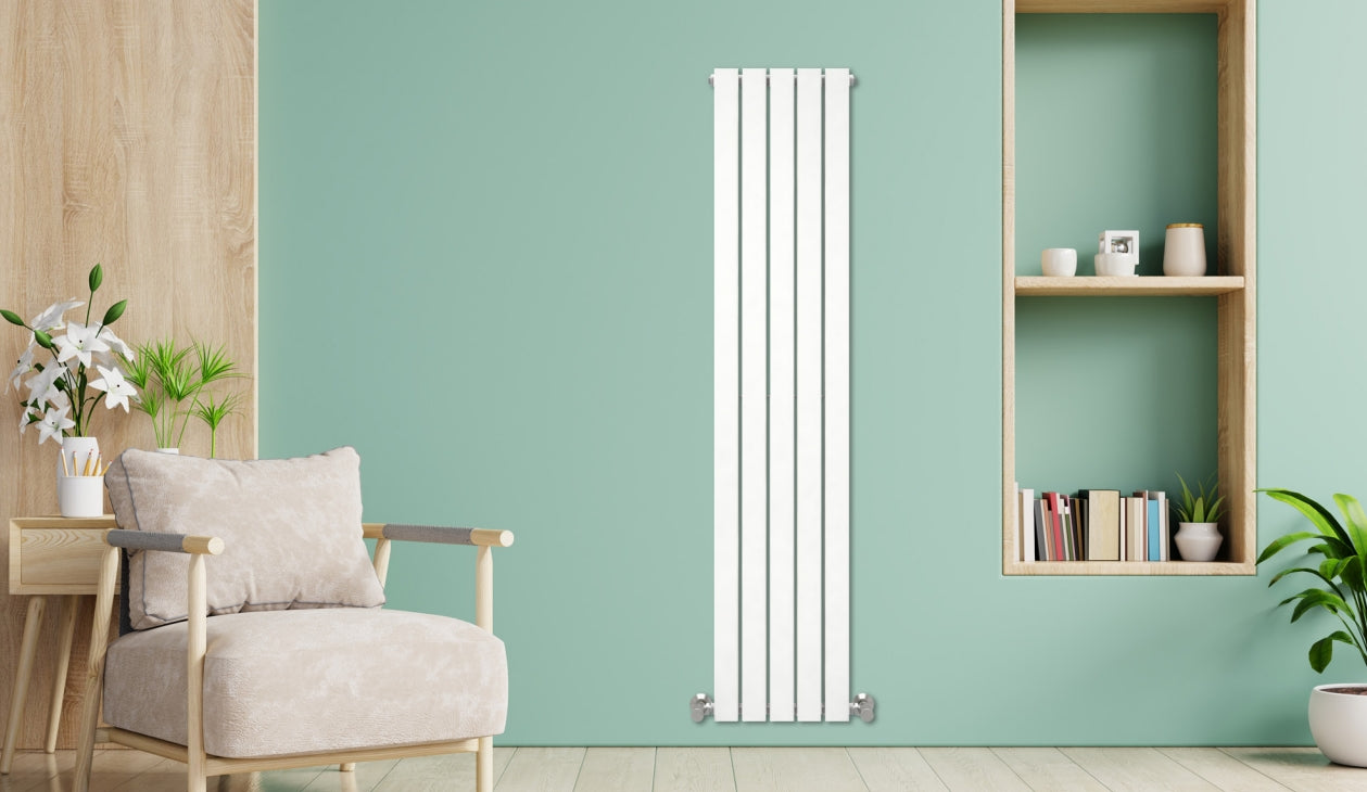 Polo Double Layer Vertical Designer Radiator - KW Bathrooms - kwbathrooms.co.uk