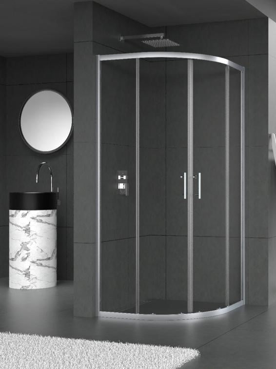 Premium Quadrant Shower Doors - 6mm Glass - KW Bathrooms