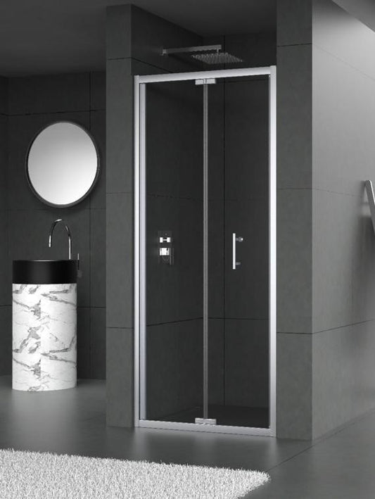 Premium Bi Fold Shower door - 6mm Glass - KW Bathrooms