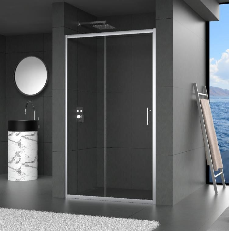 Premium Sliding Shower Door - 6mm Glass - KW Bathrooms