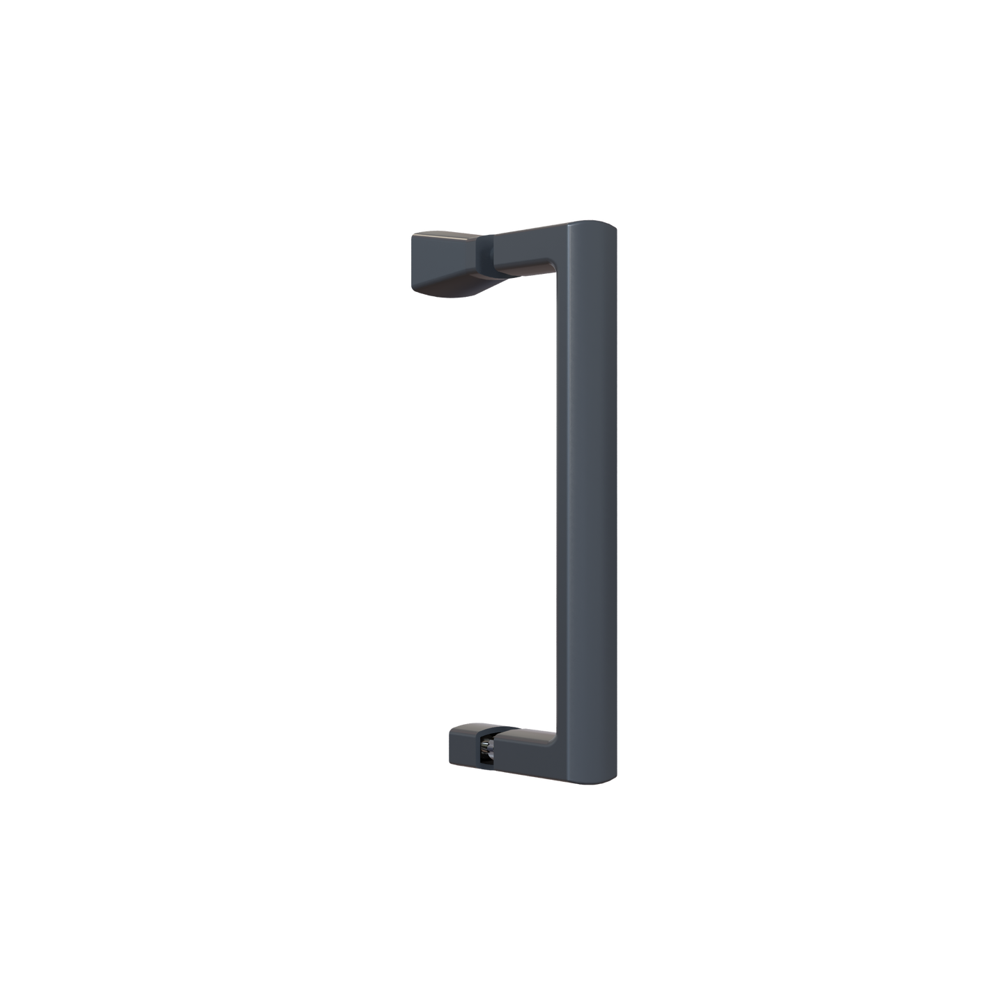 Premium Matt Black 6mm Bi-Fold Shower Door - Handle Detail - KW Bathrooms
