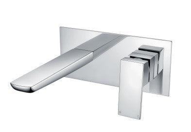 Wall Mounted Prestige Basin Mixer (Chrome) - KW Bathrooms