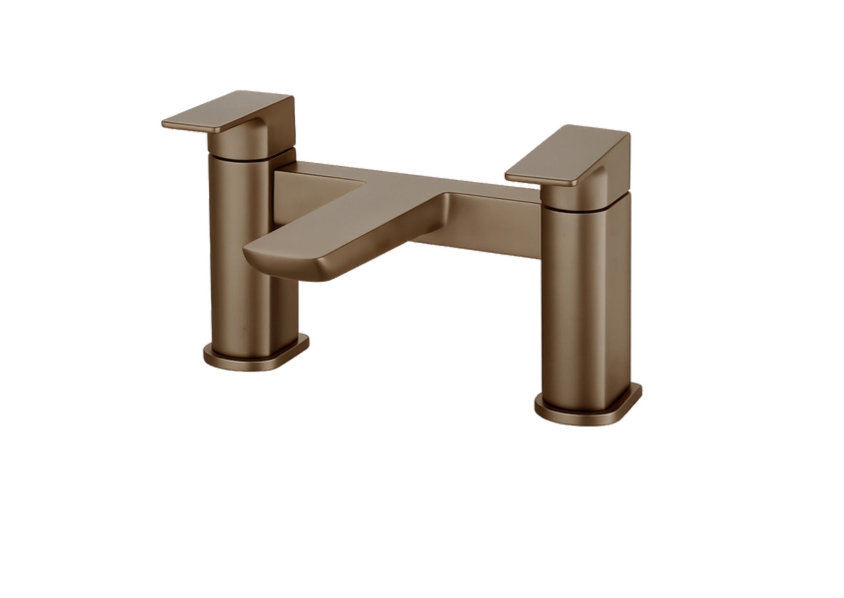 Prestige brushed bronze bath tap mixer filler
