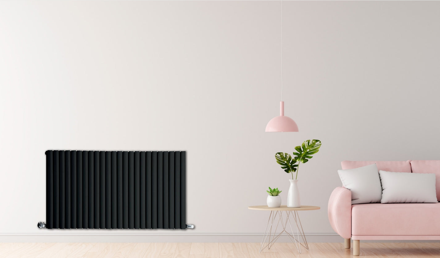 Rome Double Layer Horizontal Designer Radiator - KW Bathrooms - kwbathrooms.co.uk