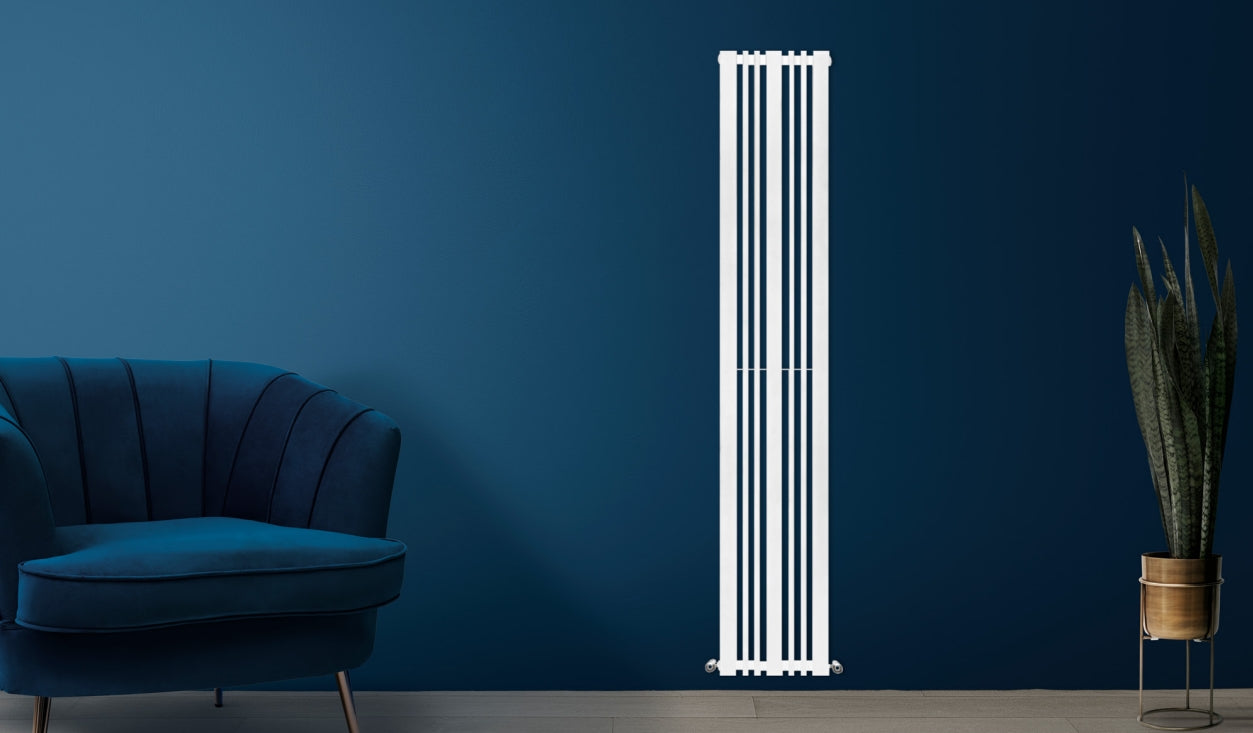 Berlin Double Layer Vertical Designer Radiator - KW Bathrooms - kwbathrooms.co.uk