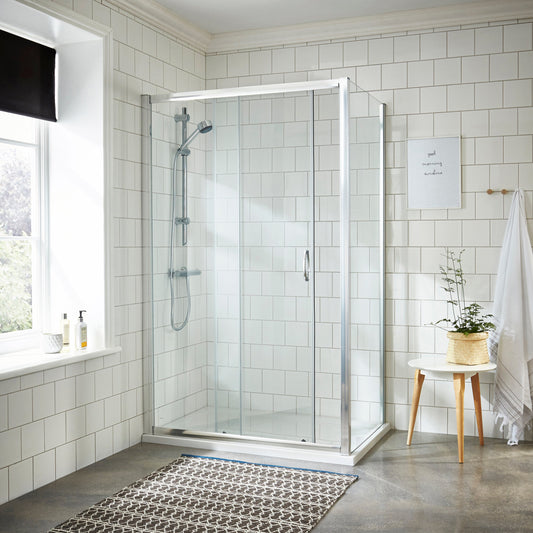 Sliding Shower doors (6mm or 8mm thickness available) - KW Bathrooms