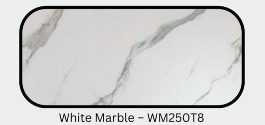 White Marble Ceiling PVC Panel - 8mm