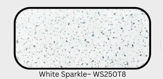 White Sparkle Ceiling PVC Panel - 8mm