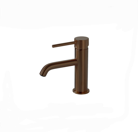 Sleek Basin Mixer with Waste (Brushed Bronze)