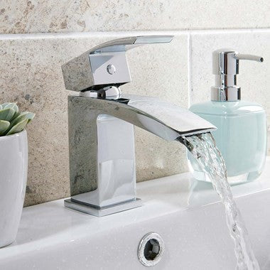 Elite Basin Mixer with Waste (Chrome) - KW Bathrooms