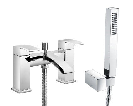 Elite Bath Mixer with Shower kit (Chrome) - KW Bathrooms