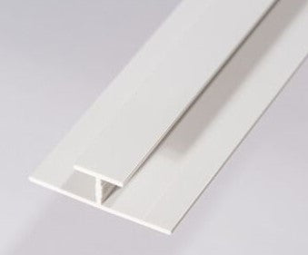 PVC Wall Panel End Trims and H Joints 10mm x 2.4m - KW Bathrooms