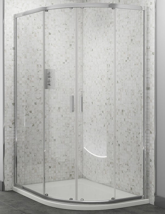 Offset Quadrant Shower doors (6mm thickness) - KW Bathrooms