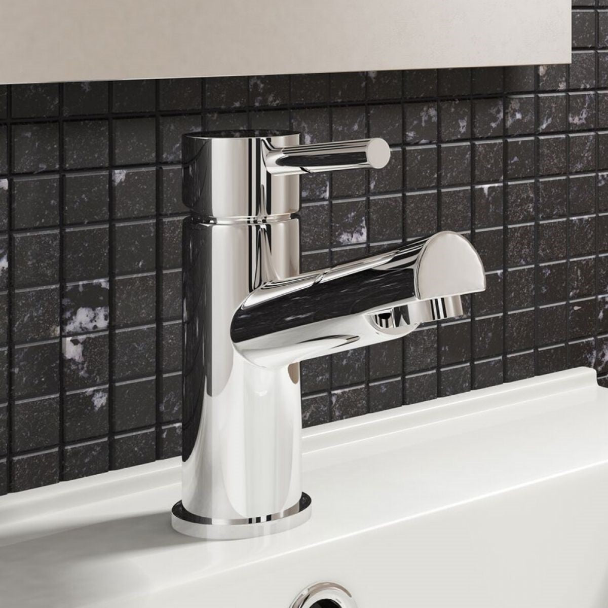 Repute Basin Mixer with Waste - KW Bathrooms