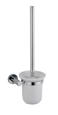 Toilet Brush with round wall bracket - KW Bathrooms